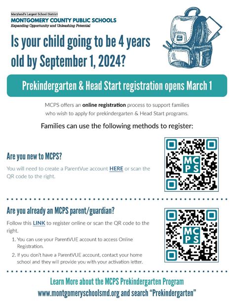 When is head start registration