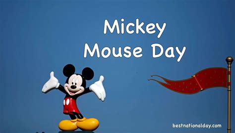 When is mickey mouse day