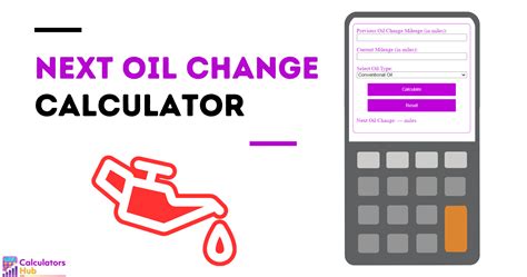 When is my next oil change calculator