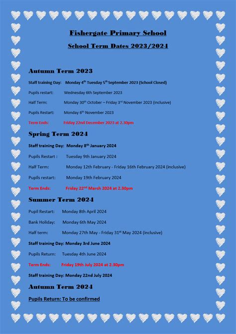 When is october school half term