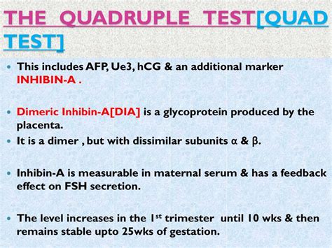 When is quadruple test done