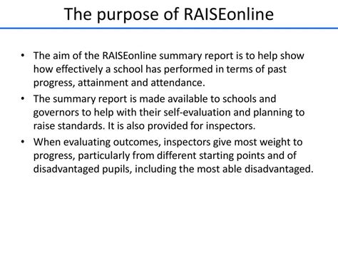 When is raiseonline published