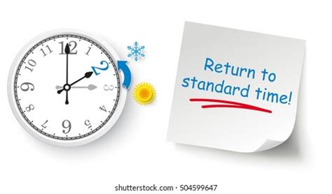 When is return to standard time