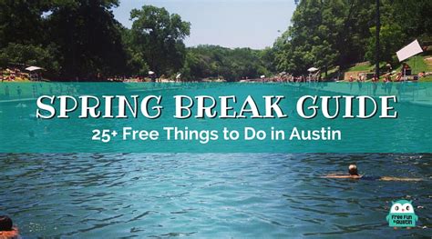 When is spring break in austin texas
