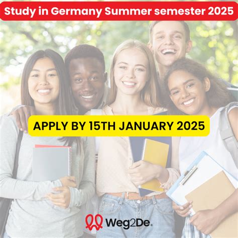 When is summer semester in germany