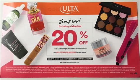 When is the next ulta 20 off prestige coupon. Now through October 31th, spend at least $15 at Ulta Beauty for skincare, makeup, hair products, and fragrances, and get $3.50 Off your purchase by entering the coupon code … 