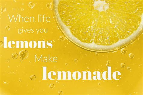 When life gives you lemons. Things To Know About When life gives you lemons. 