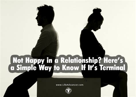 When not happy in a relationship