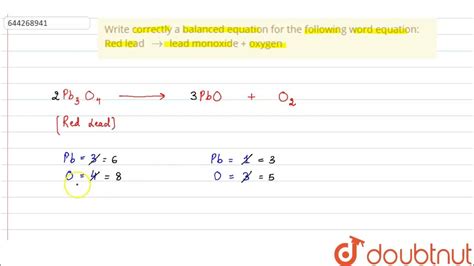 When red lead oxide is heated strongly, it forms lead monoxide …