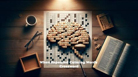 When repeated calming words crossword. WHEN REPEATED, CALMING EXPRESSION Crossword-Answer with 3 letters ️ your free Crossword Dictionary. WHEN REPEATED, CALMING EXPRESSION all possible Answers for this Crossword Clue. 