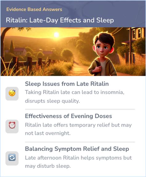 When should i take ritalin