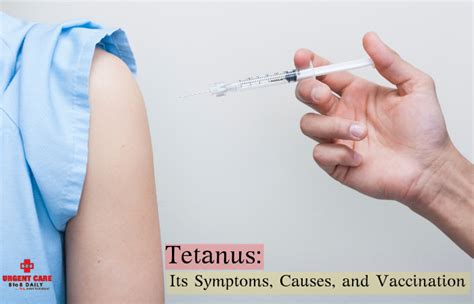 When should tetanus injection be taken