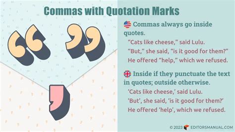 When should there be a comma