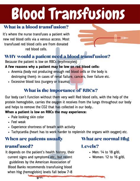 When should you get a blood transfusion