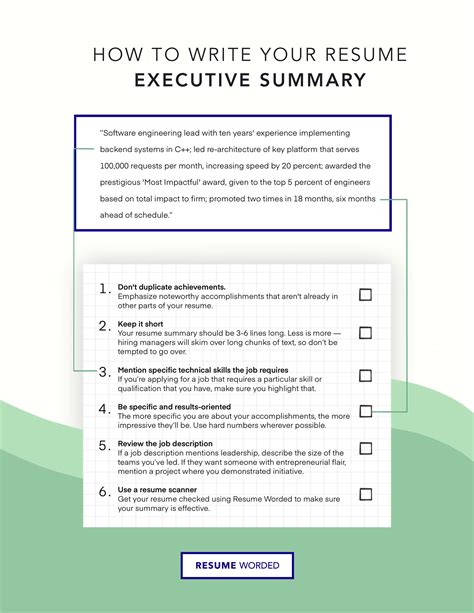 When should you write the executive summary
