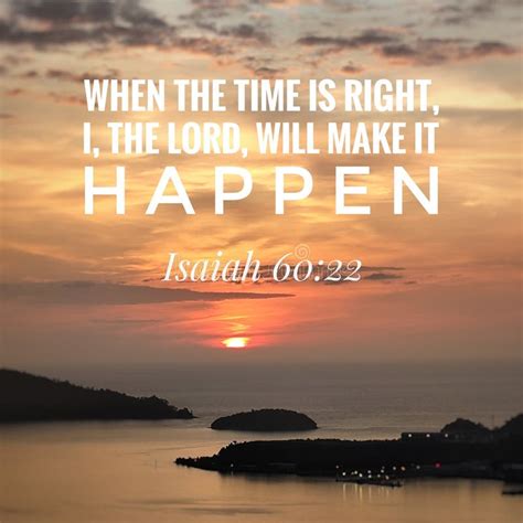 When the Time is Right