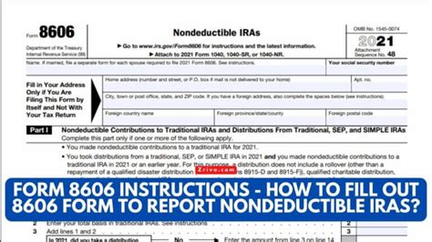 When to File Form 8606 Nondeductible IRAs