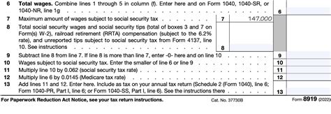 When to Use IRS Form 8919 Uncollected Social Security and Medicare Tax
