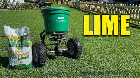 When to apply lime to lawn. Once you’ve calibrated the spreader, follow the manufacturer’s instructions for applying lime to your lawn. If you’re applying lime by hand, you can do this by simply sprinkling it over the affected area. Just be sure to wear gloves and a mask to protect yourself from the dust. Once you’ve applied the lime, water it in well to help it ... 