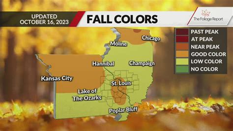 When to expect St. Louis' arrival of Fall colors