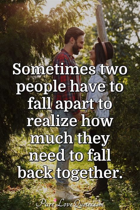 When to fall back in a relationship