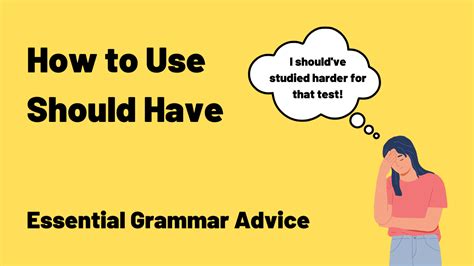 When to use should have