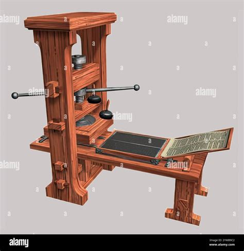 When was the printing press invented