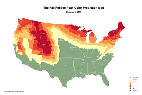 When will fall colors peak in California? There's a map for that