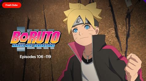 The Dub is still coming out consistently, through the home video releases. The next Boruto Blu-Ray for the English Dub comes out next month, on January 21st. It will include the Byakuya Gang arc. There is usually a 3 month gap between home releases, so the Blu-Ray after next will come out around April, which will include the Chunin Exam arc. . 