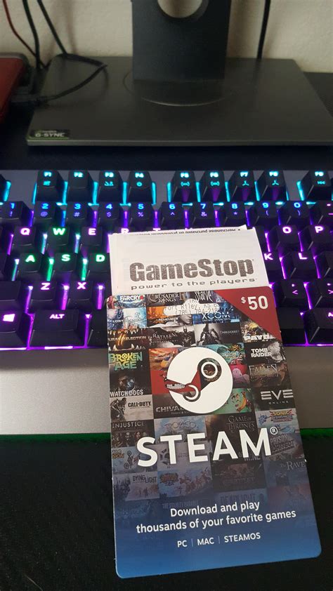 When you get a Game Stop gift card and buy a Steam Card with it
