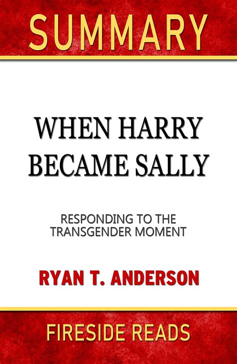 Download When Harry Became Sally Responding To The Transgender Moment By Ryan T Anderson