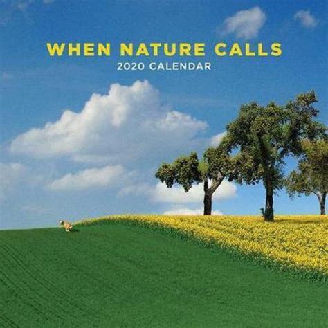 Read When Nature Calls 2020 Wall Calendar By Pranko