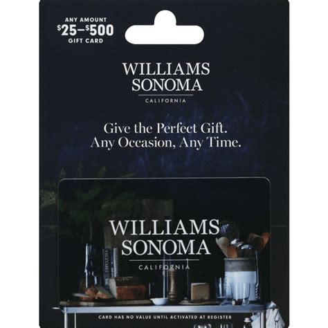 Where Can I Buy A Williams Sonoma Gift Card