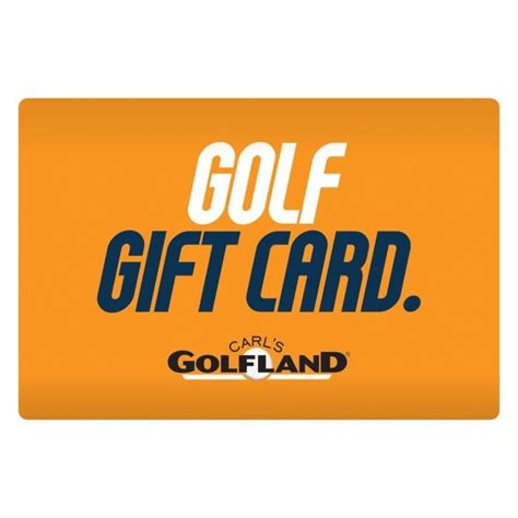 Where Can I Buy Carls Golfland Gift Cards