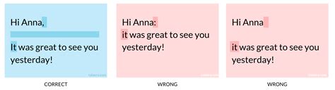 Where Does The Comma Go In An Email Greeting? - Caniry