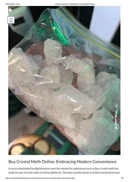 Where To Buy Crystal Meth Online Safely In 2024