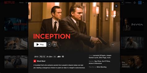 Where To Watch Inception - MSN