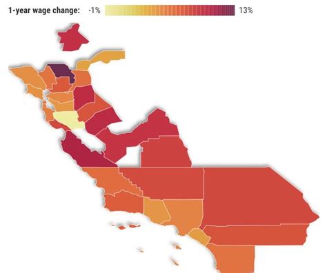 Where are California’s biggest pay raises? Look inland