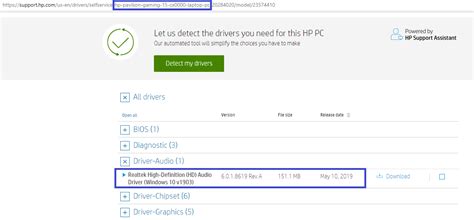 Where can I download the updated drivers for the Realtek sou... - HP …