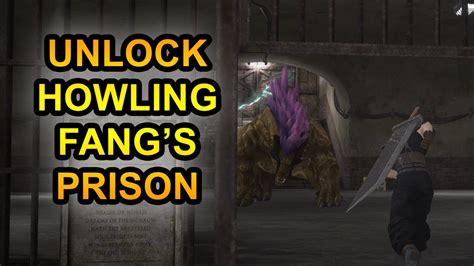 Where can I find the keys to unlock the cage in Howling Fang?