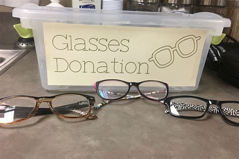 Where can i donate old glasses. About places to donate used eyeglasses near me. Find a places to donate used eyeglasses near you today. The places to donate used eyeglasses locations can help with all your needs. Contact a location near you for products or services. Here are some options for donating your used eyeglasses near you to help someone in need see better: 