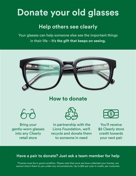 Where can i donate prescription glasses. Donate Your Glasses. If you have old prescription glasses that you don’t use anymore, you can give them away to someone in need. There are many organisations that accept a donation of old glasses and distribute them to people who cannot afford new ones, which is a great way to give back to your community and help those who are less fortunate. 