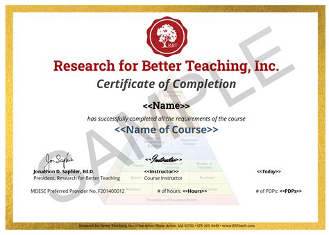 RBT certification is a well-known accred