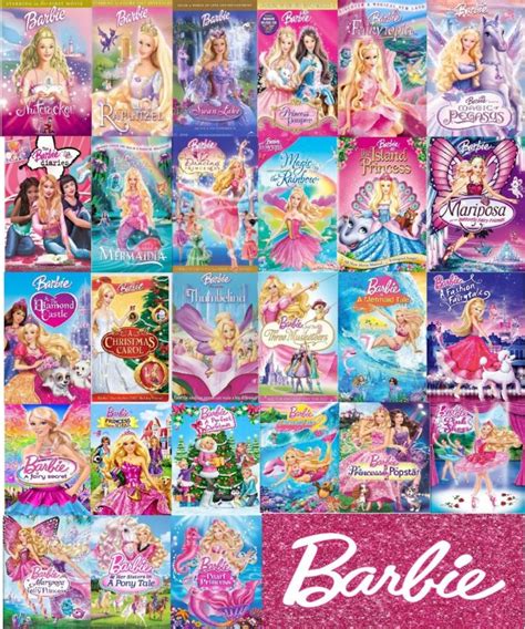 Where can i watch barbie movies. The Barbie Diaries (2006) Barbie in the 12 Dancing Princesses (2006) Barbie Fairytopia: Magic of the Rainbow (2007) Barbie as the Island Princess (2007) Barbie: Mariposa (2008) Barbie & the ... 