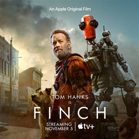 Where can i watch finch. Tom Hanks is Finch, a man who embarks on a moving and powerful journey to find a new home for his unlikely family—his beloved dog and a newly created robot—in a dangerous and ravaged world. Adventure 2021 1 hr 55 min. 12. Starring Tom Hanks, Caleb Landry Jones, Seamus. Director Miguel Sapochnik. 