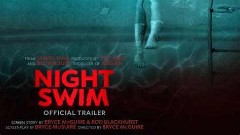 Where can i watch night swim. No running. No diving. No lifeguard on duty. No swimming after dark. Atomic Monster and Blumhouse, the producers of M3GAN, high dive into the deep end of horror with the new supernatural thriller, Night Swim. 