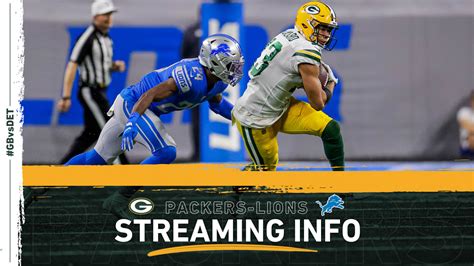 Where can i watch the lions game. Listen. The game will be broadcast over the Detroit Lions radio affiliate network. Dan Miller handles the play-by-play, with Lomas Brown as the color analyst and T.J. Lang reporting from the ... 