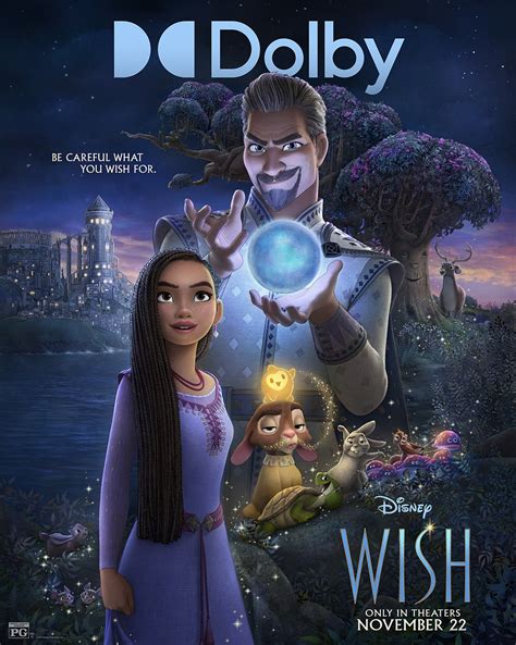 Where can i watch wish. Wish. PG 1 hr 35 mins Animated. In “Wish,” Asha, a sharp-witted idealist, makes a wish so powerful that it is answered by a cosmic force—a little ball of boundless energy called Star. Together, Asha and Star confront a most formidable foe—the ruler of Rosas, King Magnifico—to save her community and prove that when the will of one ... 