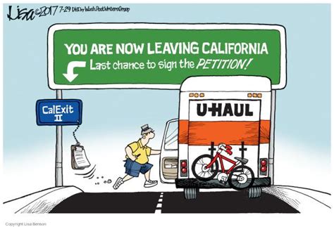 Where do people go when they leave California and why?