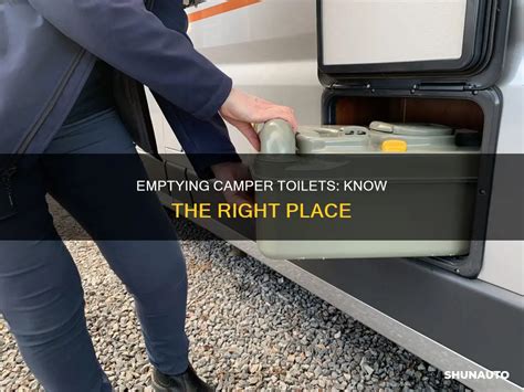 Where do travellers empty their toilets.  Do is a word of vehement comma...